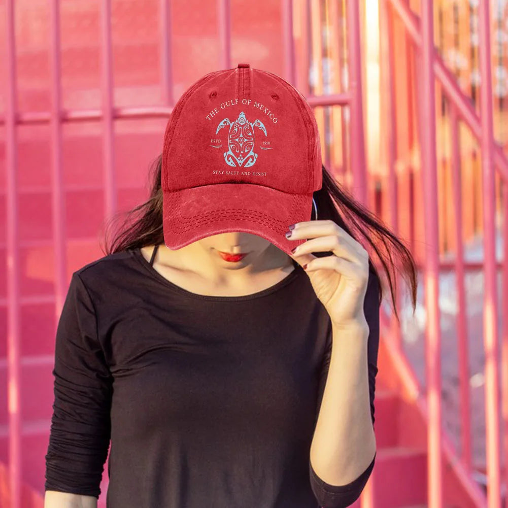 Letter Print Baseball Cap
